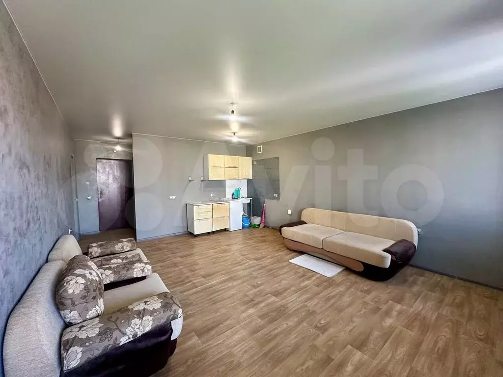 Квартира-студия, 33,7 м, 5/5 эт. - Фото 1