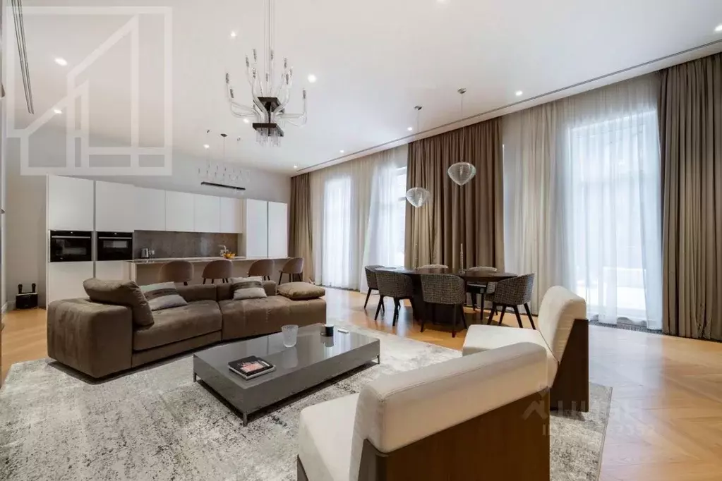 3-к кв. Москва ул. Большая Полянка, 9С1 (195.0 м) - Фото 1