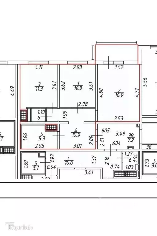 2-к кв. Санкт-Петербург просп. Энергетиков, 9к6 (56.5 м) - Фото 2
