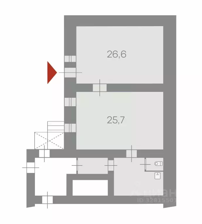 Офис в Санкт-Петербург ул. Чайковского, 51 (65 м) - Фото 2