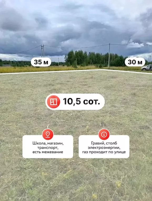 Участок в Костромская область, Кострома Соколиное Гнездо кп, 1 (10.5 ... - Фото 1