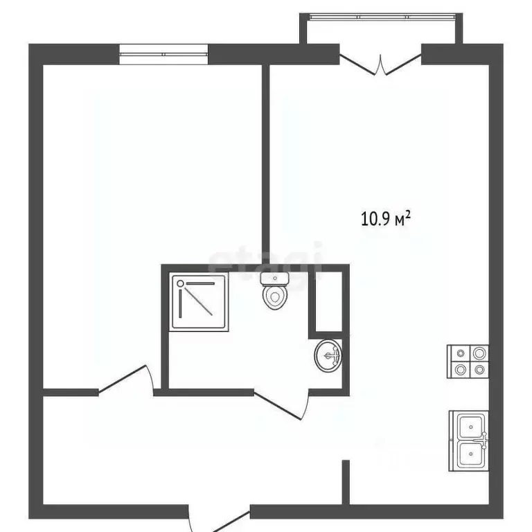 1-к кв. Санкт-Петербург Благодатная ул., 50 (36.0 м) - Фото 2