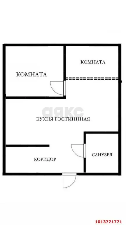 2-комнатная квартира: Краснодар, Командорская улица, 15 (45 м) - Фото 0