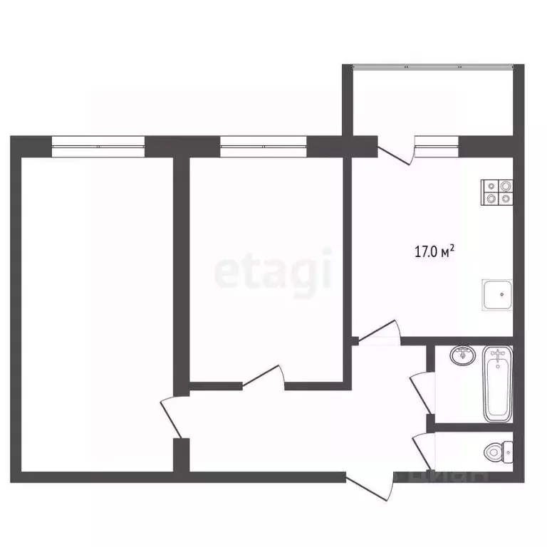 2-к кв. Тамбовская область, Тамбов Свободная ул., 10Б (66.7 м) - Фото 1