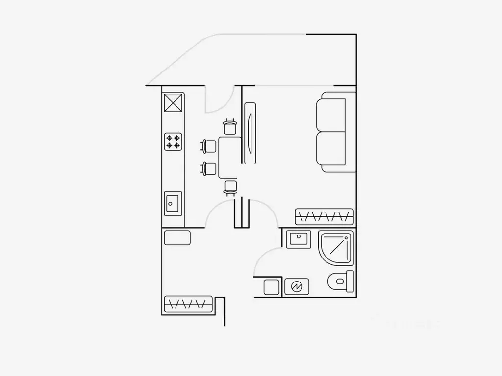1-к кв. Москва ш. Энтузиастов, 3к1 (39.0 м) - Фото 2