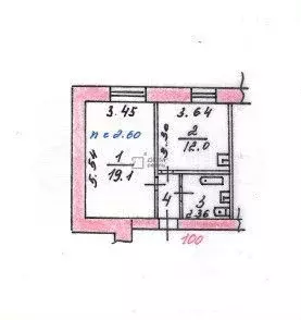 1-к. квартира, 40 м, 8/9 эт. - Фото 0