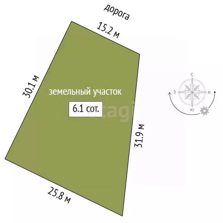 Участок в Тюменская область, Нижнетавдинский муниципальный округ, ... - Фото 2