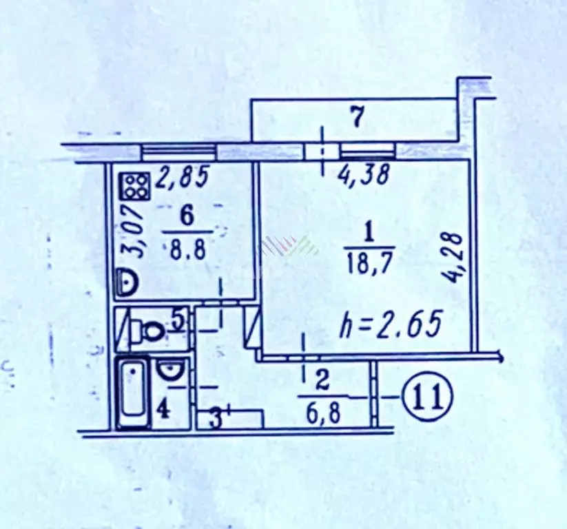 1-к кв. Омская область, Омск ул. 15-я Рабочая, 90 (38.3 м) - Фото 2