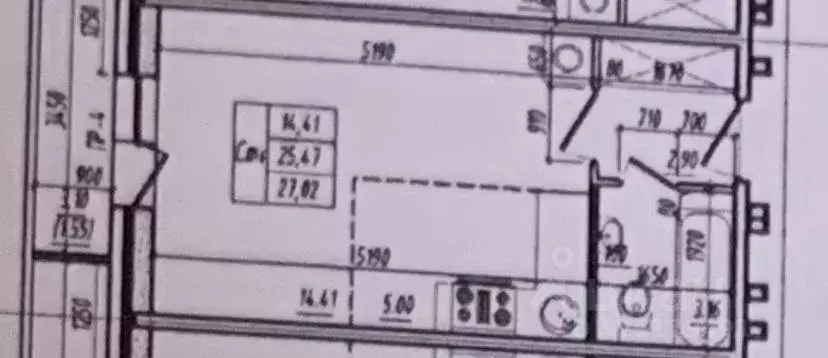 Студия Ленинградская область, Мурино Всеволожский район, просп. ... - Фото 2