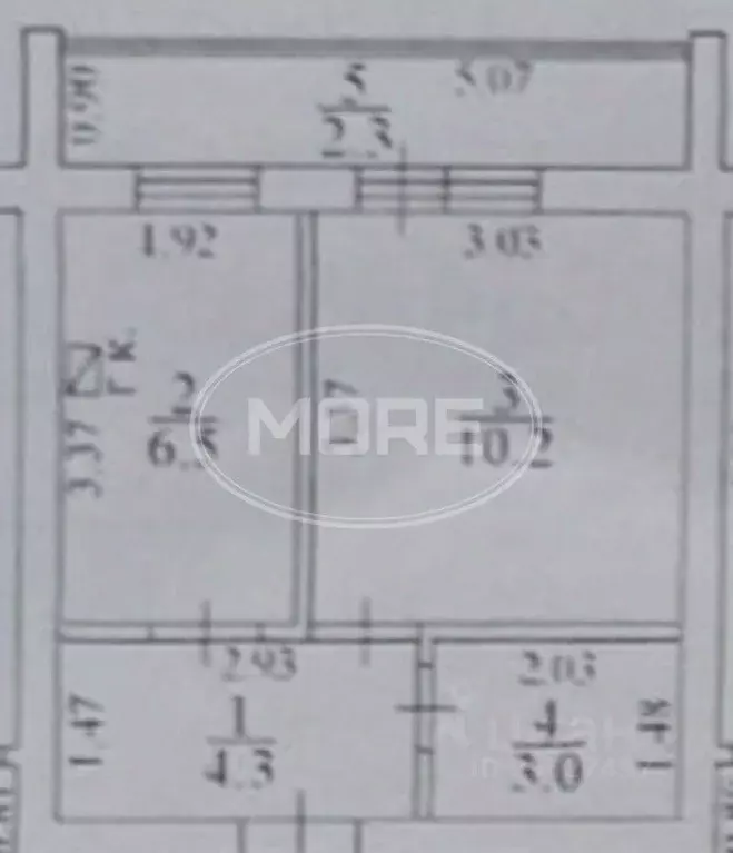 1-к кв. Калининградская область, Гурьевский муниципальный округ, пос. ... - Фото 2