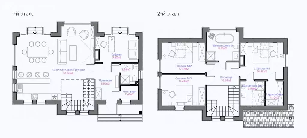 Дом в деревня Булатово, КП Резиденция Булатово, 210 (150 м) - Фото 1