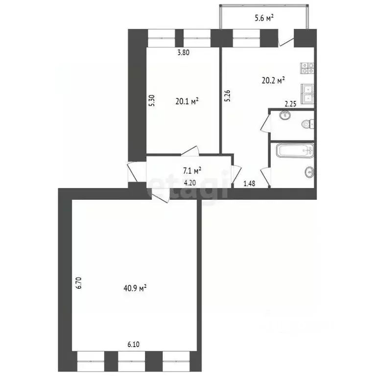 2-к кв. Крым, Симферополь ул. Пушкина (101.0 м) - Фото 2