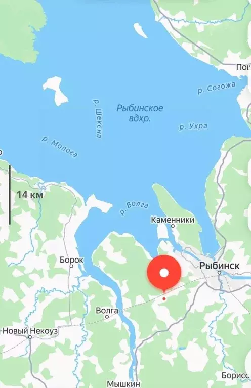 Участок в Ярославская область, Рыбинский муниципальный округ, д. ... - Фото 1