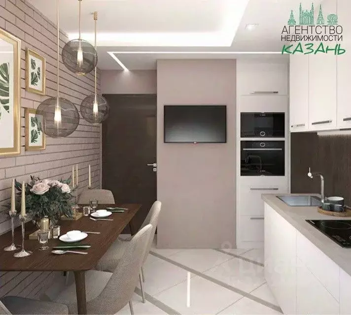 2-к кв. Татарстан, Лаишевский район, с. Сокуры ул. Березовая, 3 (57.0 ... - Фото 2