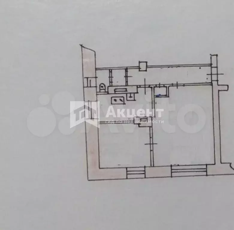 2-к. квартира, 37 м, 2/2 эт. - Фото 0