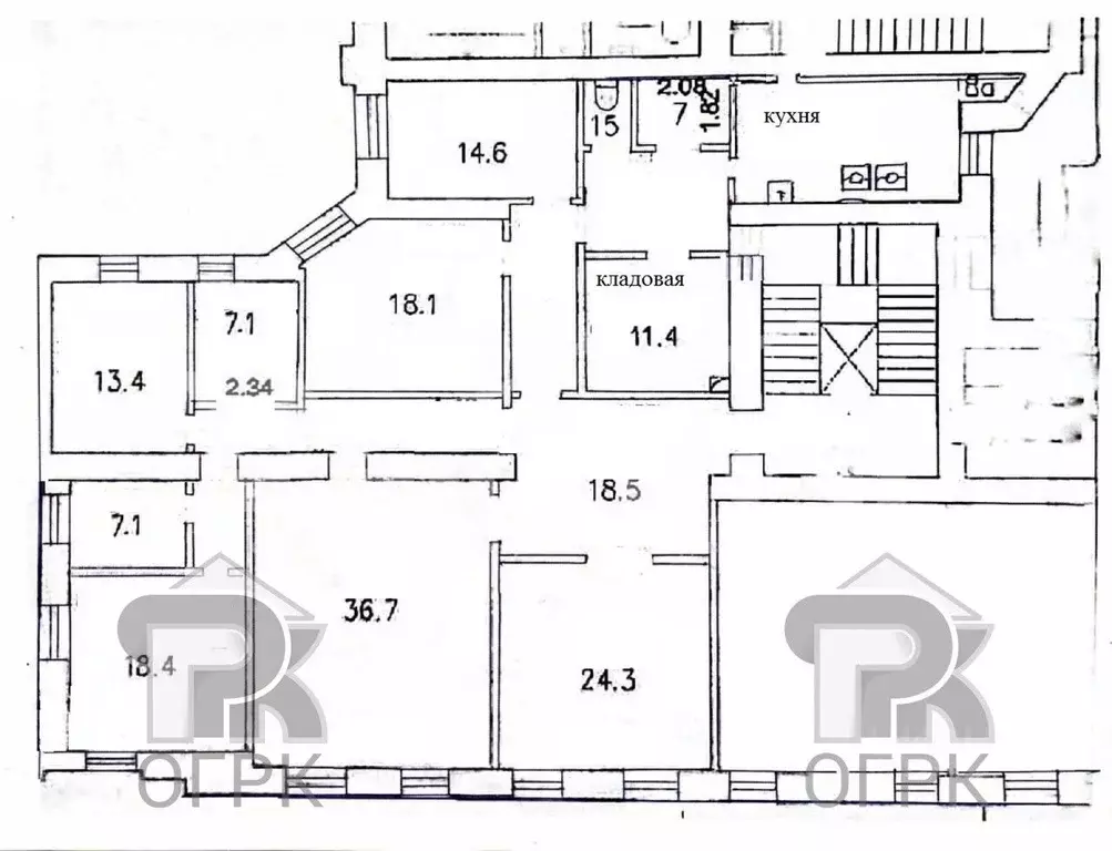 Комната Москва Садовая-Черногрязская ул., 3БС1 (18.4 м) - Фото 1