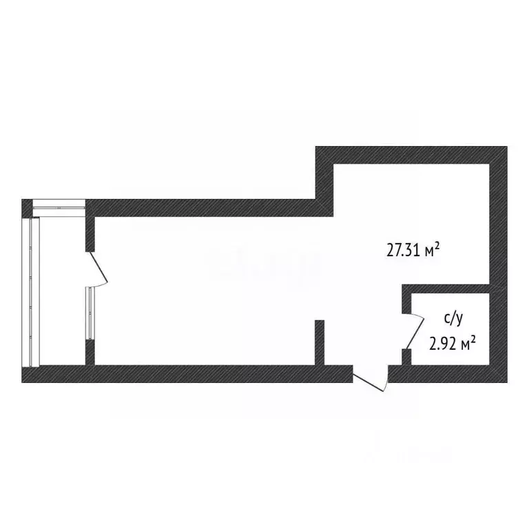 Студия Воронежская область, Воронеж Шилово мкр, ул. Теплоэнергетиков, ... - Фото 2