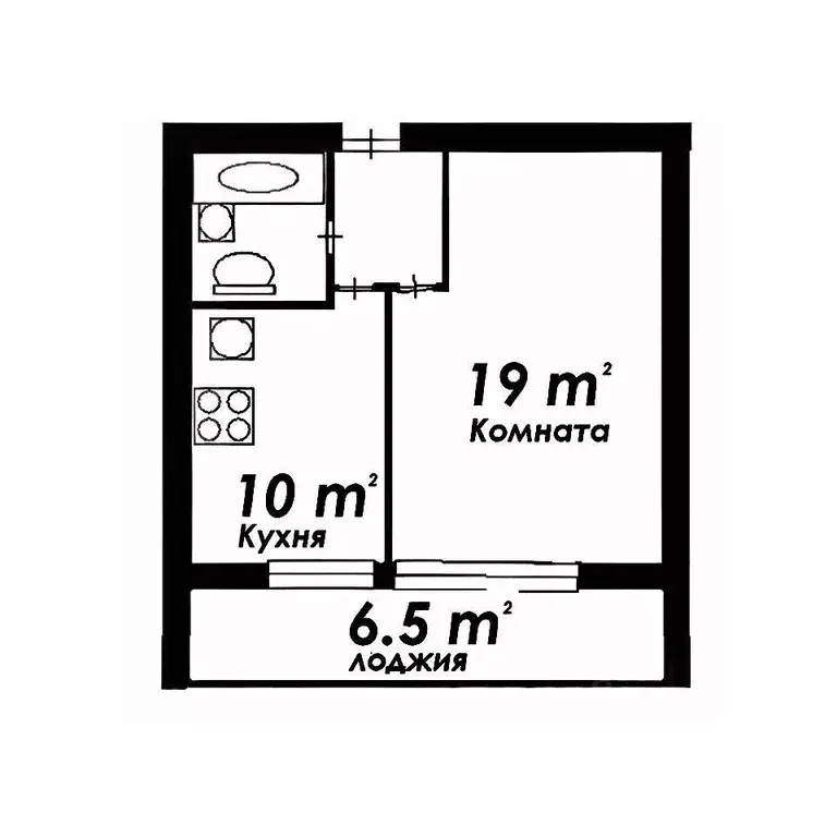 1-к кв. Москва Ташкентская ул., 23К4 (37.2 м) - Фото 1