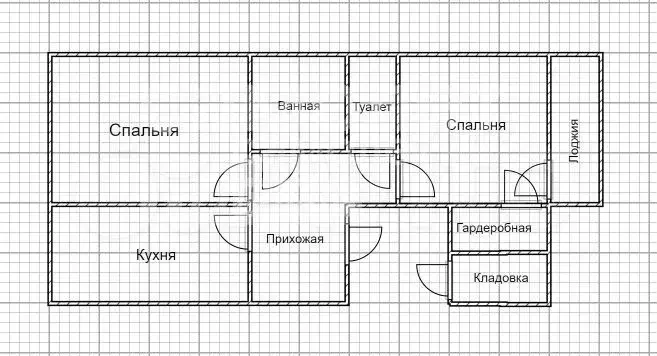 2-к. квартира, 65 м, 6/9 эт. - Фото 0