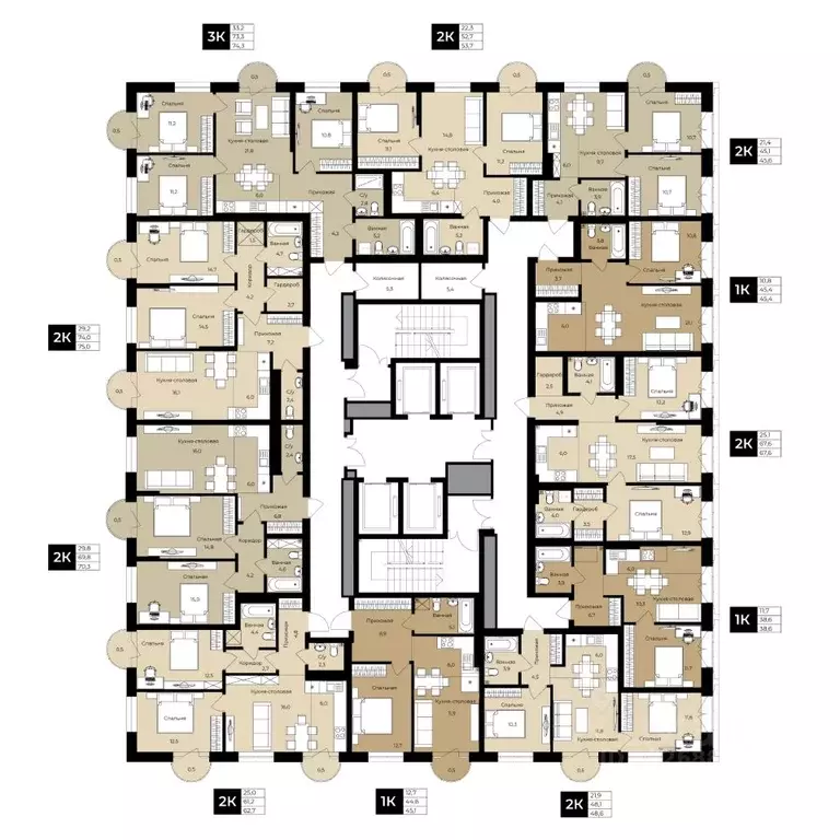 1-к кв. Башкортостан, Уфа ул. Ленина, 192 (38.6 м) - Фото 2