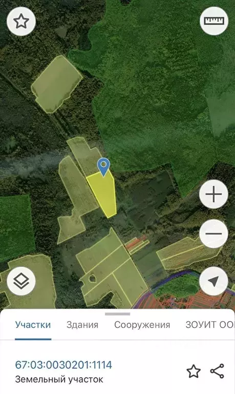 Участок в Смоленская область, Гагаринский муниципальный округ, д. ... - Фото 2