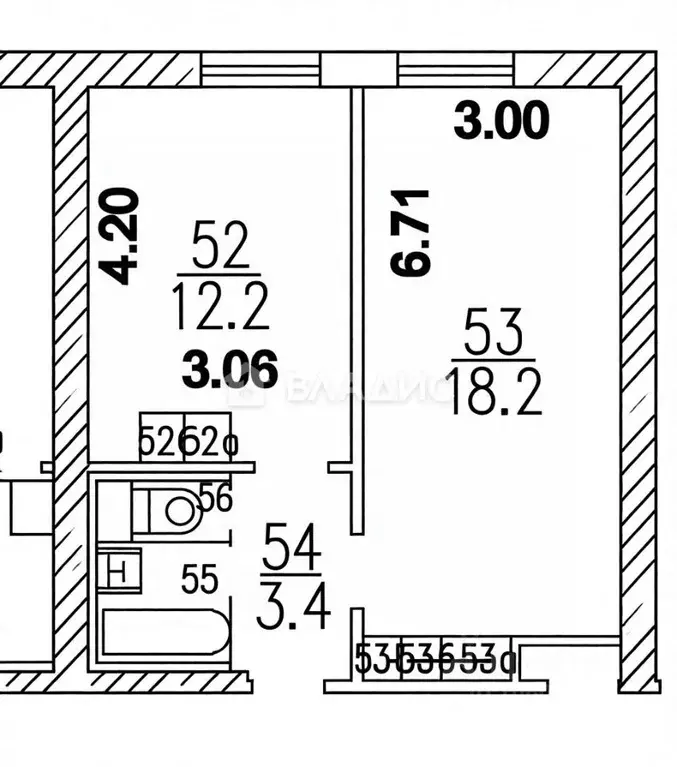1-к кв. Москва Волжский бул., 13к1 (38.0 м) - Фото 2