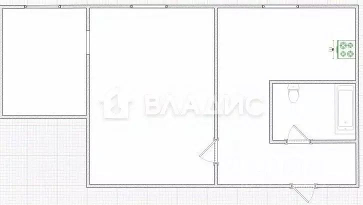 2-к кв. Пензенская область, Пенза Ульяновская ул., 14 (37.8 м) - Фото 2