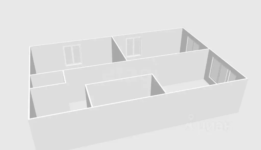 3-к кв. Сахалинская область, Южно-Сахалинск ул. Чехова, 72 (46.5 м) - Фото 2