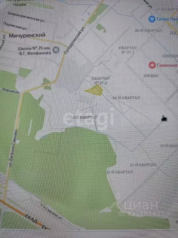 Участок в Свердловская область, Екатеринбург ул. Архитектора ... - Фото 1