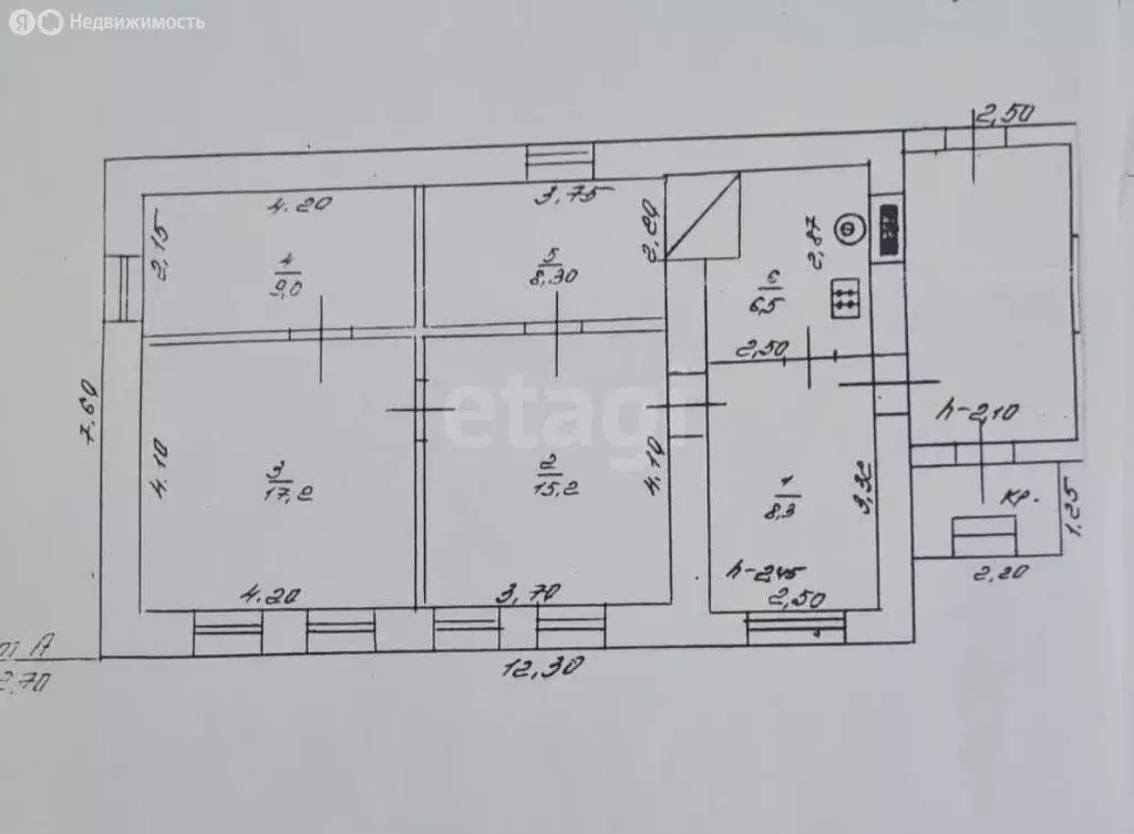 Дом в Нижнее Казачье, Полевая улица (64.5 м) - Фото 1