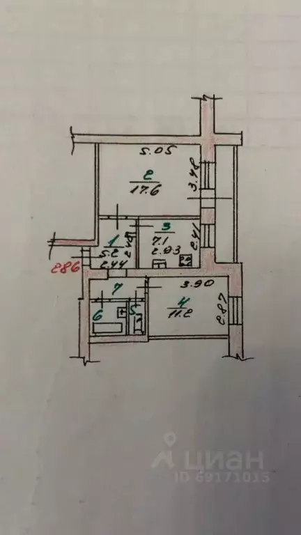 2-к кв. Орловская область, Орел Жилинская ул., 2 (51.0 м) - Фото 1