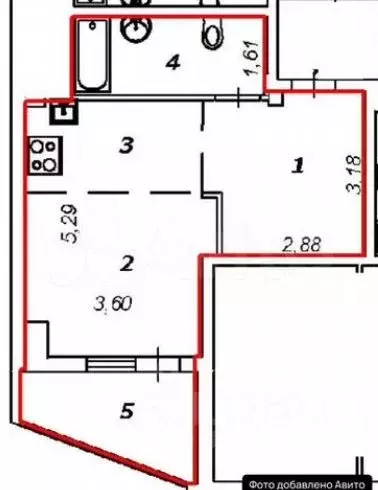 Студия Белгородская область, Старый Оскол Центральный мкр, 1/1 (35.0 ... - Фото 1