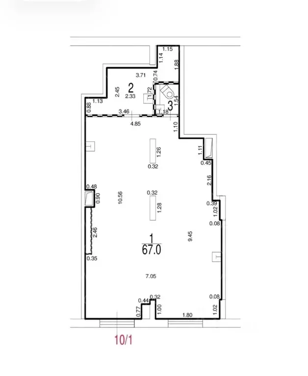Помещение свободного назначения в Москва Вольная ул., 28/4к3 (78 м) - Фото 2