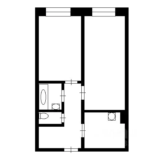 2-к кв. Красноярский край, Красноярск Северный мкр, ул. Урванцева, 29 ... - Фото 2