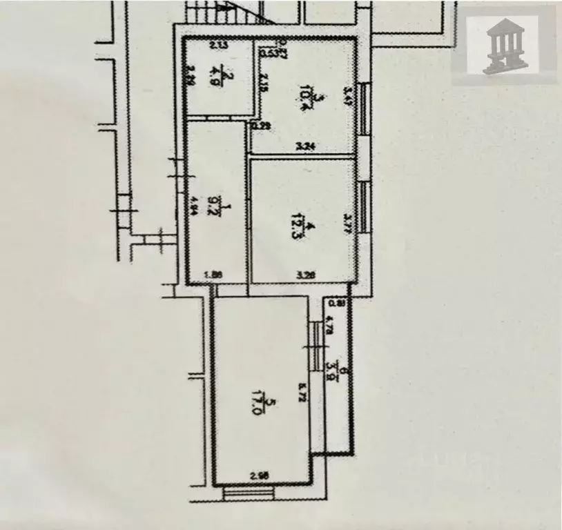 2-к кв. Калининградская область, Гурьевск Степной пер., 17В (53.8 м) - Фото 1