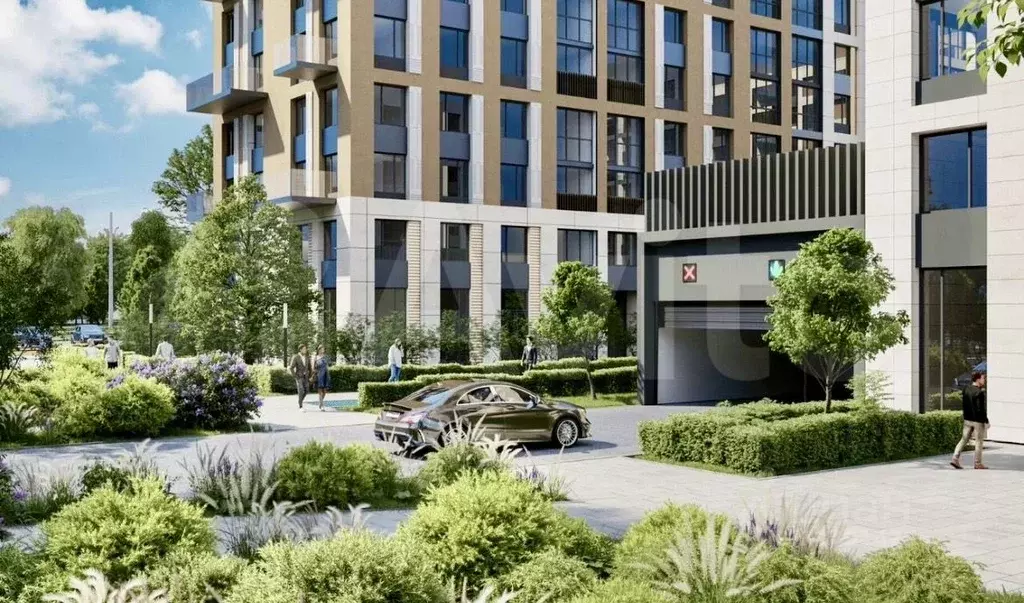 Студия Омская область, Омск Волгоградская ул., 51/1 (26.4 м) - Фото 1