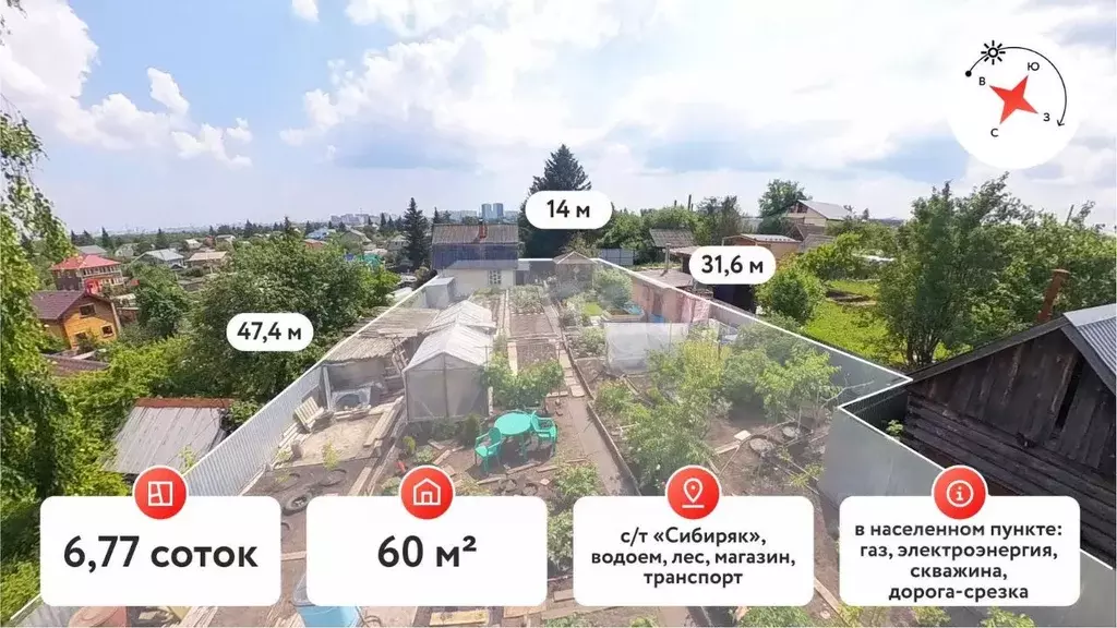 Дом в Тюменская область, Тюмень Сибиряк СНТ,  (60 м) - Фото 1
