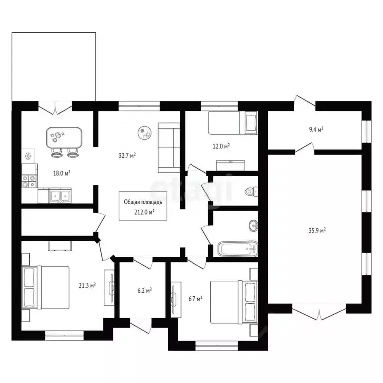 Дом в Новосибирская область, Бердск Слава садовое товарищество, ул. ... - Фото 1