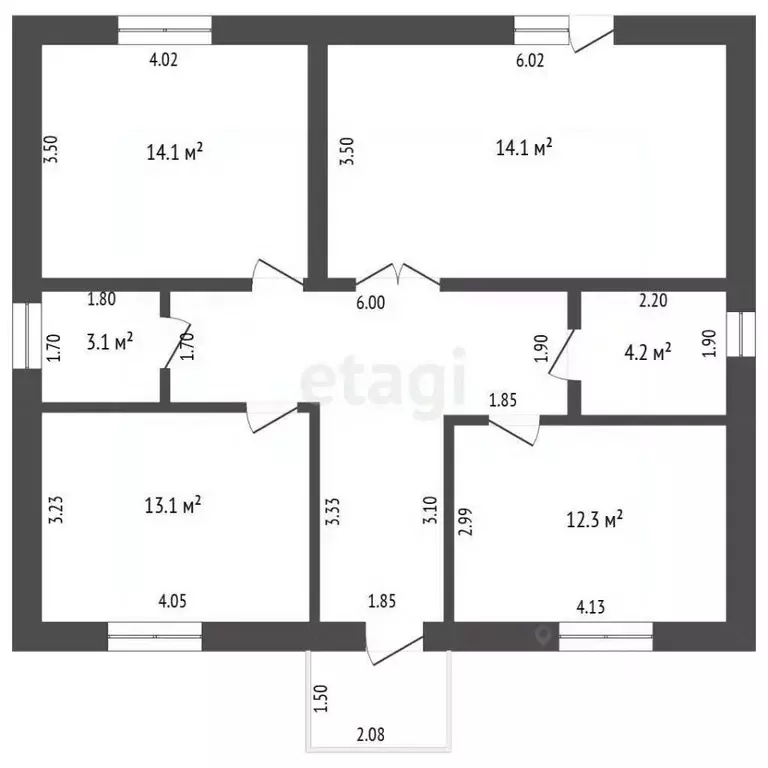 Дом в Тюменская область, Тюменский муниципальный округ, Богандинский ... - Фото 1