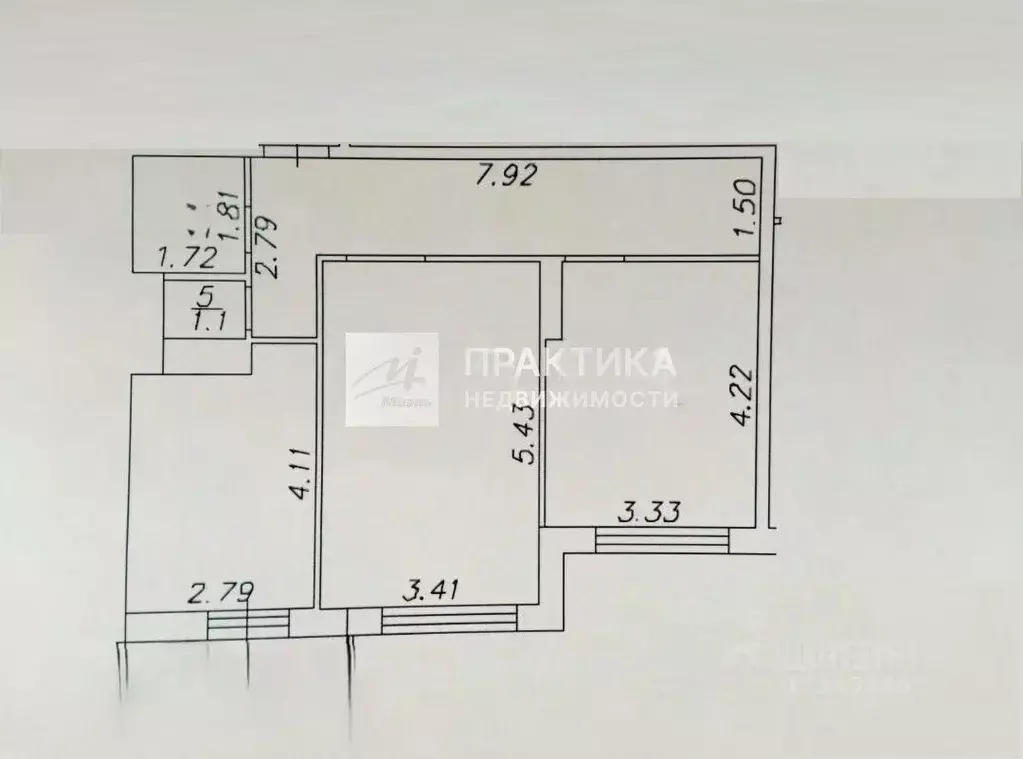 2-к кв. Москва Внуковское поселение, ул. Анны Ахматовой (60.5 м) - Фото 2