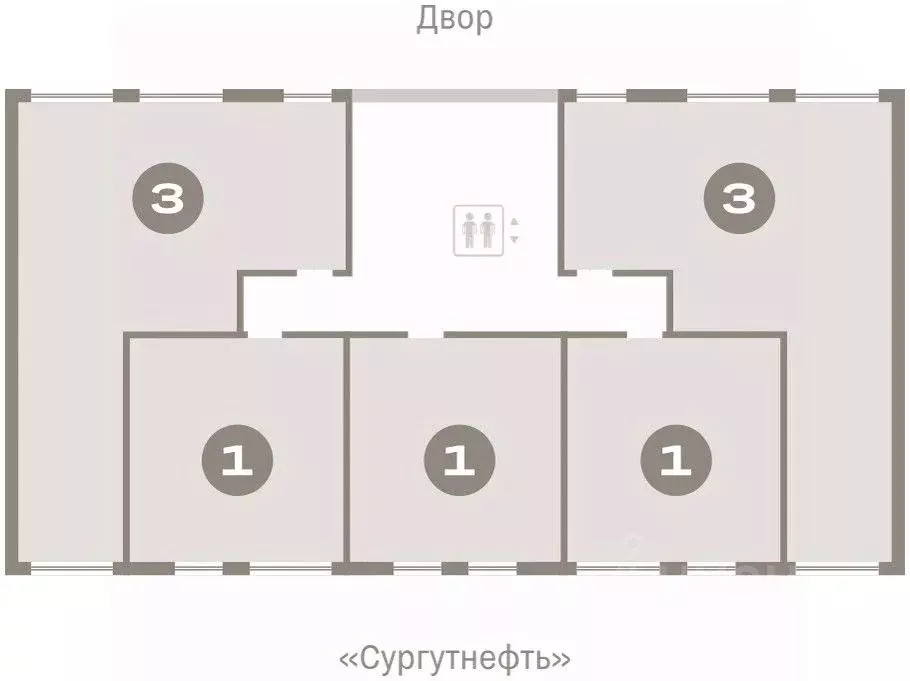 1-к кв. Ханты-Мансийский АО, Сургут 1-й мкр, Нефть жилой комплекс ... - Фото 1
