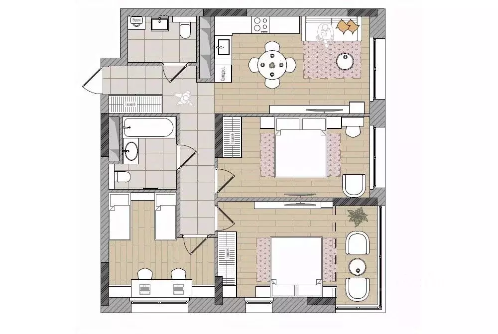 3-к кв. Кировская область, Киров Мелькомбинатовский проезд, 3 (81.8 м) - Фото 1