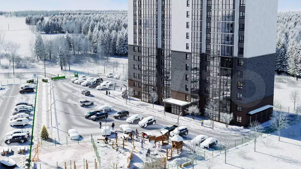1-к. квартира, 29,8 м, 5/11 эт. - Фото 1
