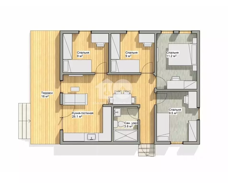 Дом в Новосибирская область, Ордынский район, с. Красный Яр Обская ... - Фото 2