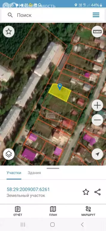 Участок в Пенза, улица Добролюбова, 35 (6.59 м) - Фото 0