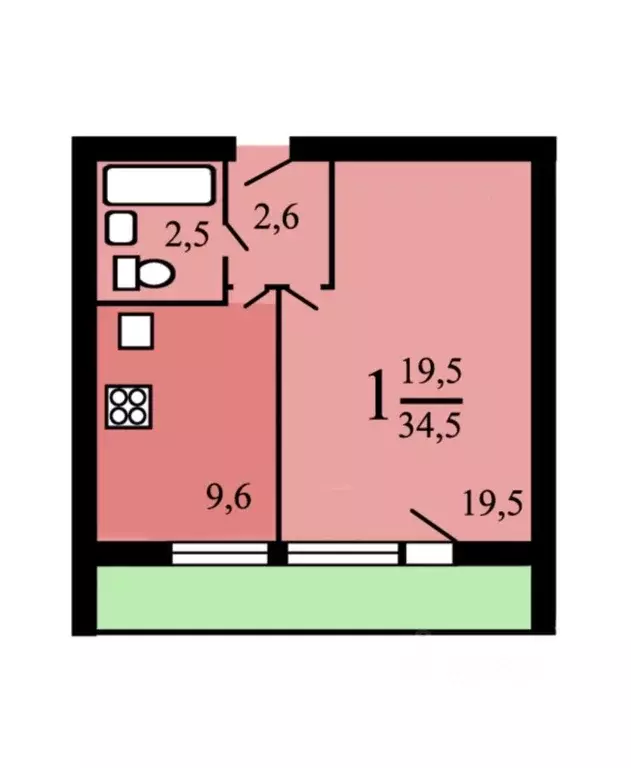 1-к кв. Москва Мастеровая ул., 2/6 (35.0 м) - Фото 1