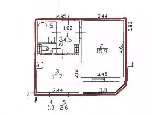 1-комнатная квартира: Санкт-Петербург, Парашютная улица, 31к2 (34.7 м) - Фото 2
