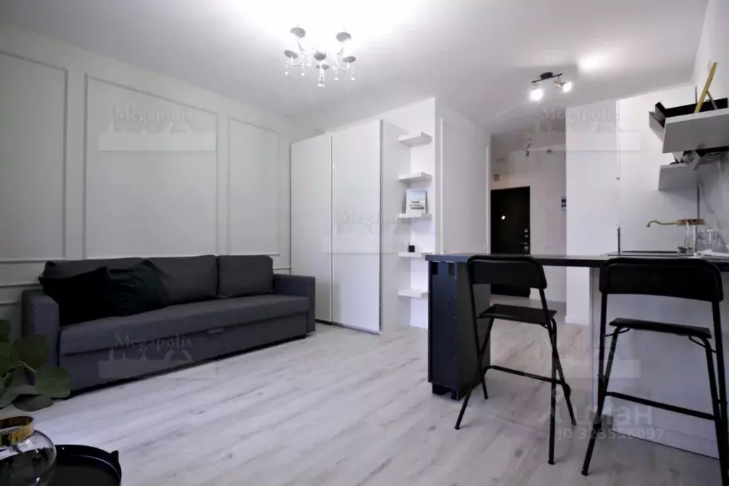 Студия Санкт-Петербург ул. Дыбенко, 8к2 (32.0 м) - Фото 0