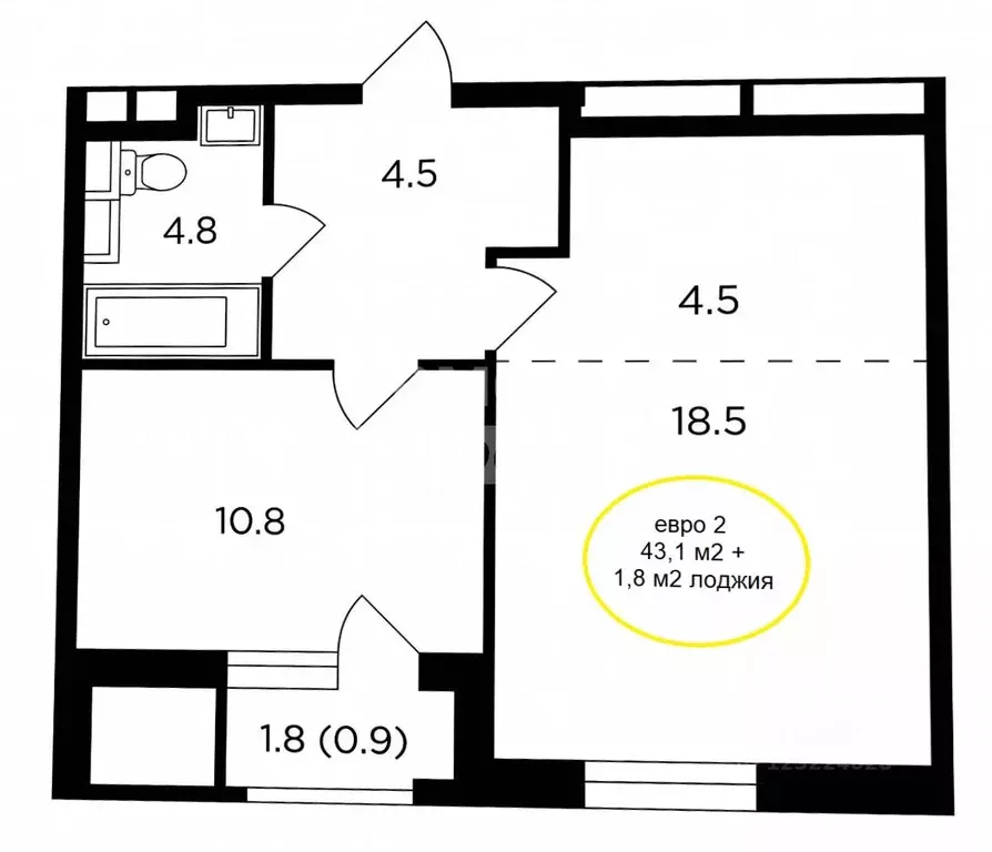 1-к кв. Москва Филатов Луг жилой комплекс, ул. Картмазовские Пруды, ... - Фото 2