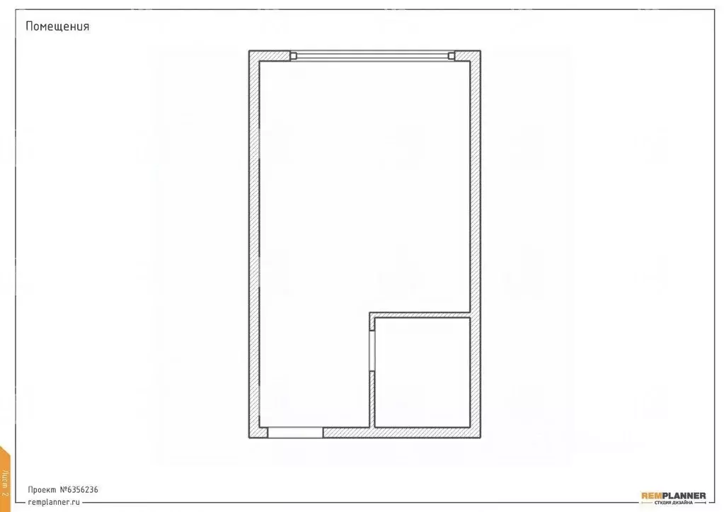 Студия Москва ул. Даниловский Вал, 1А (32.2 м) - Фото 1